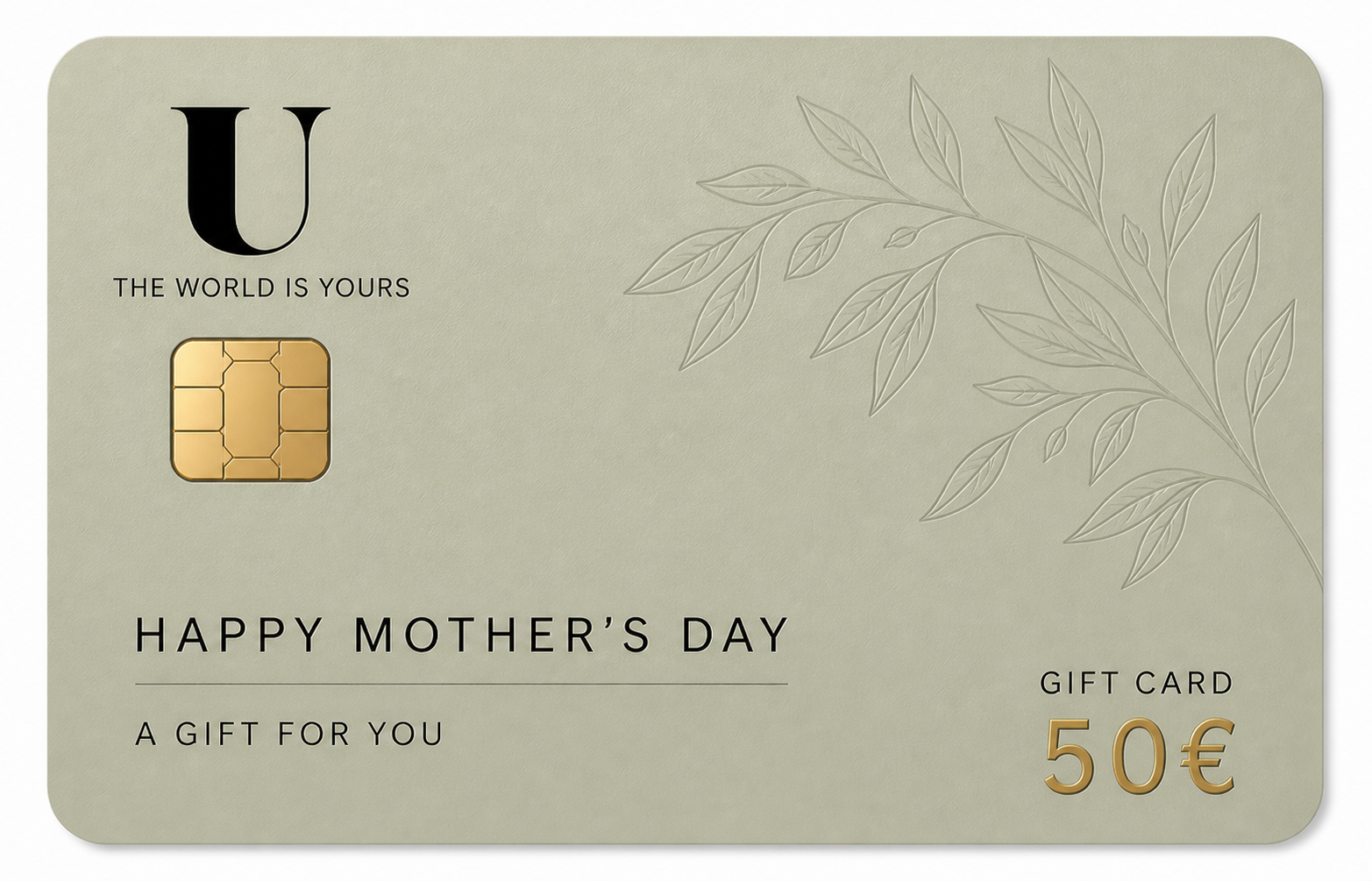 Mother's day Gift card - U-Earth Store