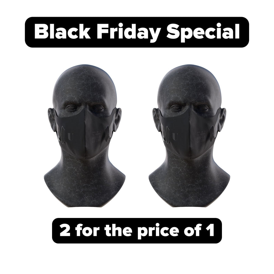 U-Mask Model 3 Black – 2x BFCM Bundle