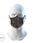 u-mask model 2.2 ebony wider fit