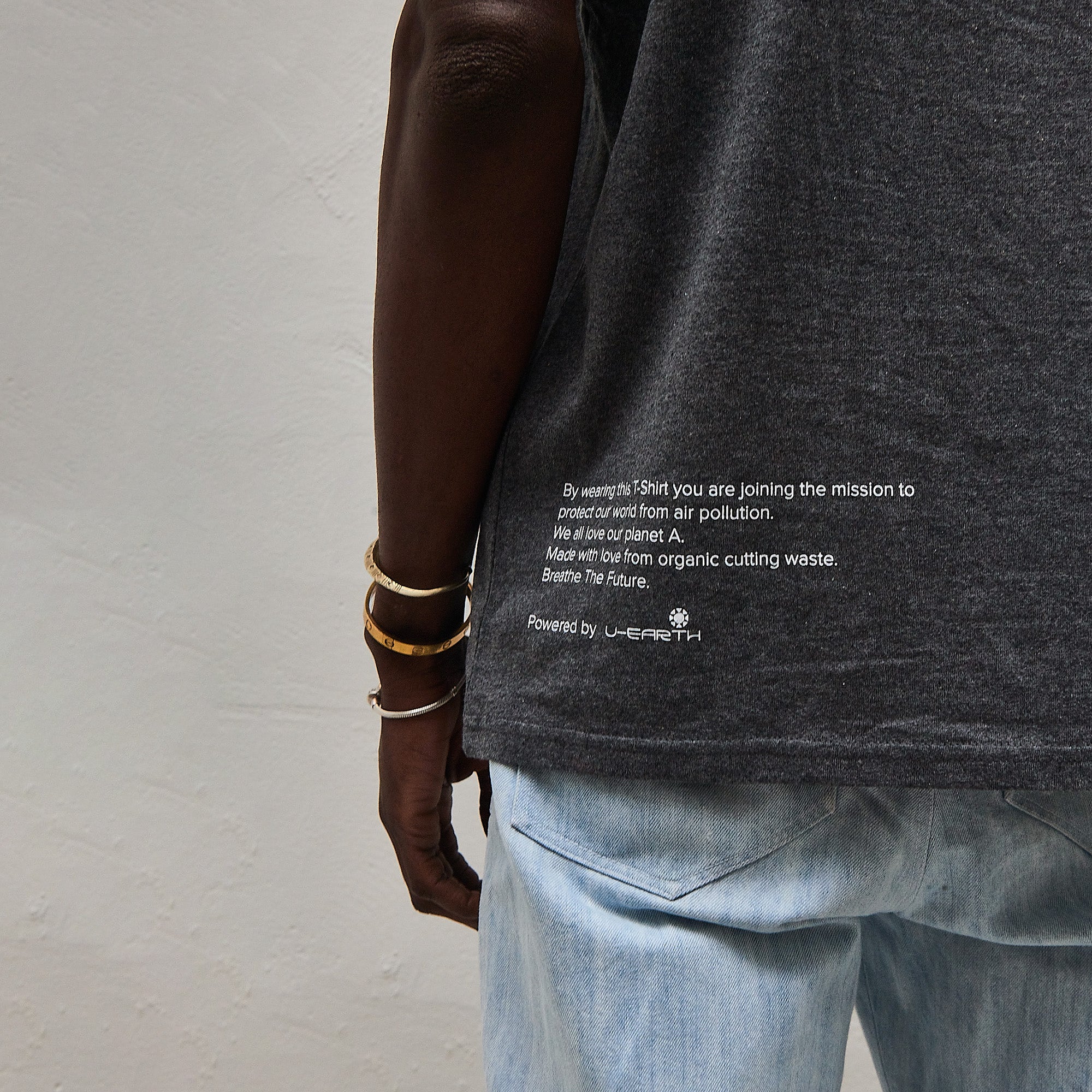 Organic & Recycled Cotton Fuck Pollution T-Shirt - U-Earth Store